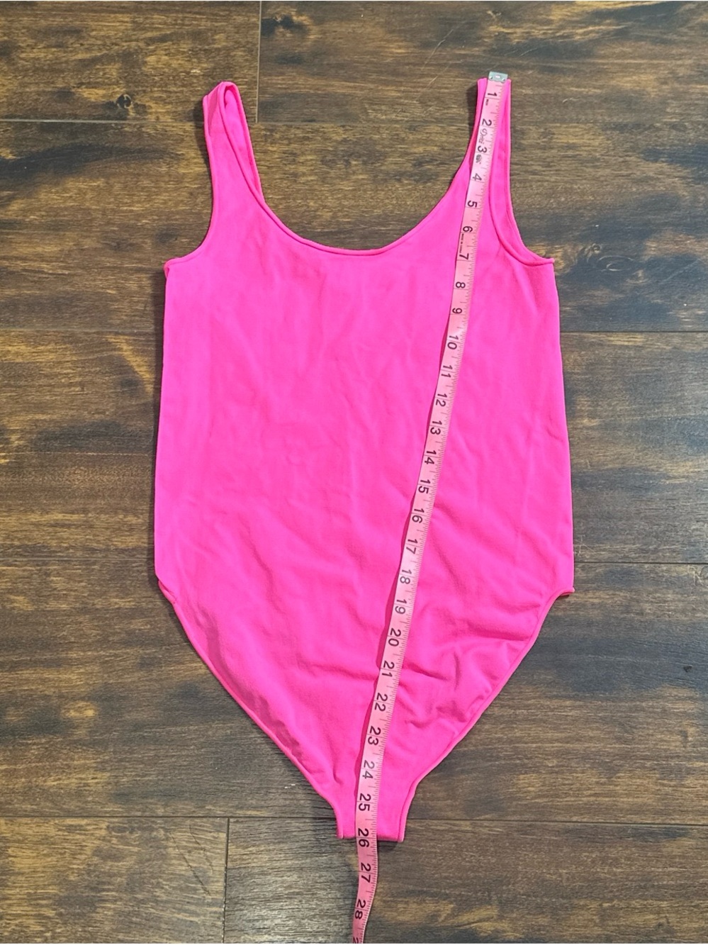 💖 SKIMS Hot Pink Tank Bodysuit L-XL Like New • Back to School Ready! 💖 - Picture 6 of 8